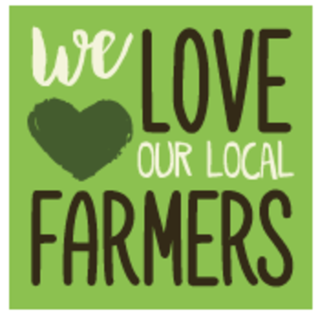 we love our local farmers image